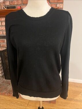 Zadig & Voltaire Black Crewneck Lightweight Sweater